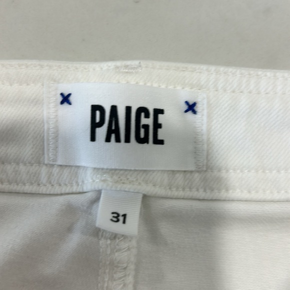 Paige Women’s Nellie Cullote Jeans. Crisp White. Size 31 (599A) - Picture 6 of 16